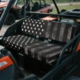 thumbnail image 2 of FKELYI Black American Flag Print UTV Seat Covers Compatible with Polaris Ranger XP 1000 2017-2023 Dustproof ATV Bench Cover Backrest Protector UTV Interior Decor, 2 of 7