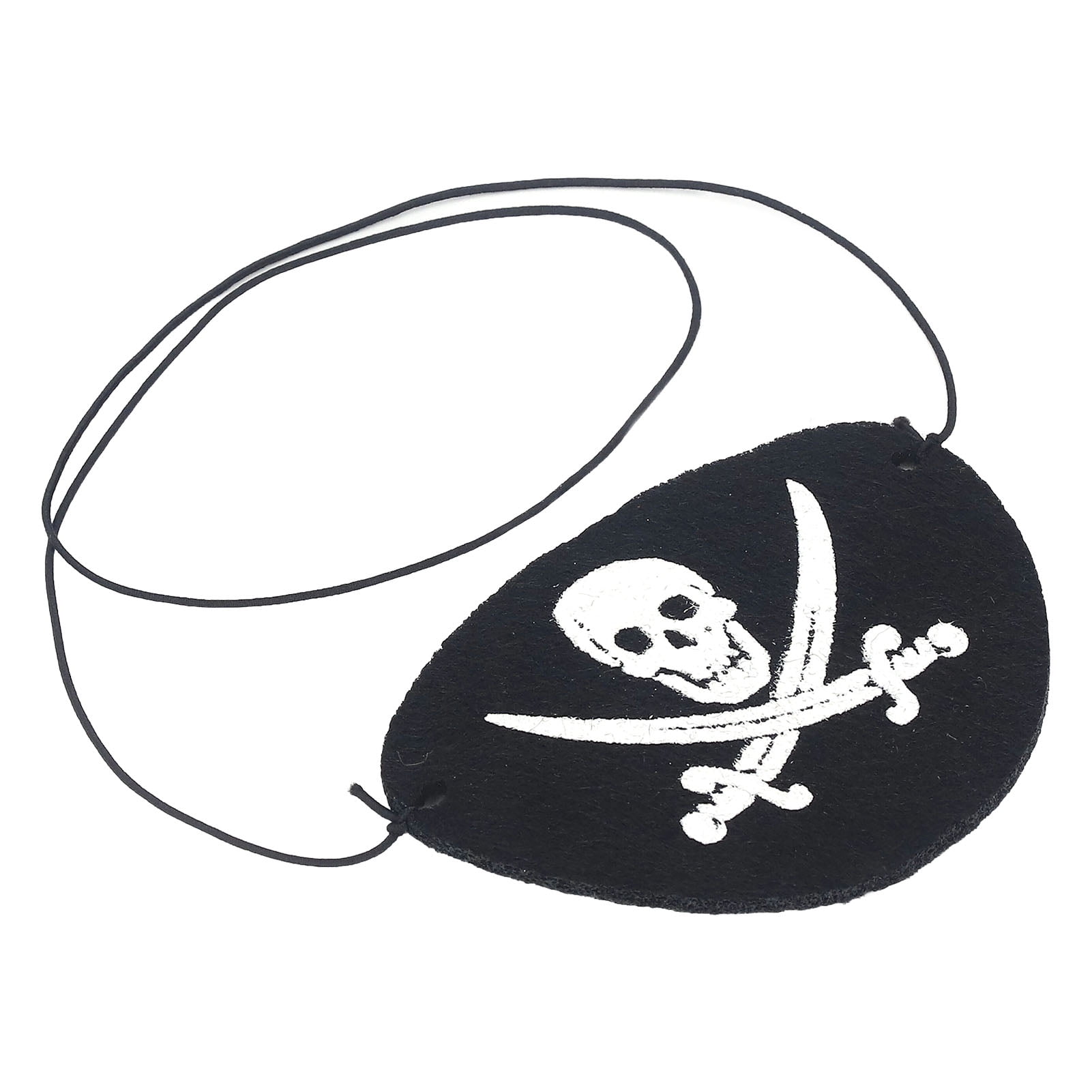 Skull Eye Patch, Skull Knife Pattern 24pcs Pirate Eye Patch Tear Resistance Adjustable Tightness For Cosplay Dances For Costume Party