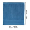 thumbnail image 3 of 2pc Washcloths Small Size Highly Absorbent Dry Lint Free Face Towels With Hanging Loop For Makeup Remover Bathroom Travel Use Women Men Home, 3 of 6