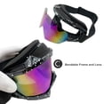 thumbnail image 4 of Lentes de Nieve LJDJ para Esquí UV400 Protector Paquete de 2 - Negro, 4 of 7