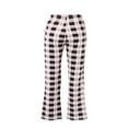 thumbnail image 5 of Women Plaid Pajama Pants Sleepwear Drawstring Cotton Loose Bottoms, 5 of 5