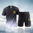 thumbnail image 2 of 2024 Nueva ropa deportiva para hombre, ropa de fitness, ropa para correr, conjunto casual de camiseta + pantalones cortos, ropa deportiva para correr transpirable, conjunto para hombre, 2 of 5