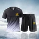 thumbnail image 2 of 2024 Nueva ropa deportiva para hombre, ropa de fitness, ropa para correr, conjunto casual de camiseta + pantalones cortos, ropa deportiva para correr transpirable, conjunto para hombre, 2 of 5