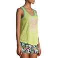 thumbnail image 4 of Secret Treasures Women's Good Vibes Sleep Tank Top, 4 of 6