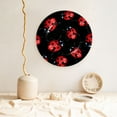thumbnail image 5 of Daiia Beautiful Red Ladybug Printed Pattern Ceramic Plate Dinner Plates Bone China Decorative Plates with Display Stand Art Ceramic Ornaments for Wall Hanging Decoration-10in, 5 of 6