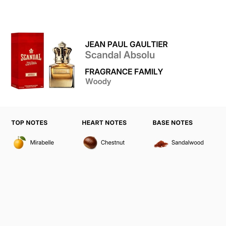 Jean Paul Gaultier Men's Scandal Absolu Parfum 1.7 oz Fragrances