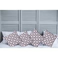 thumbnail image 2 of Ambesonne Floral Throw Pillow Cover 4 Pack, Pink Chrysanthemum Flower, 16", Pale Pink White Grey, 2 of 7