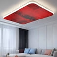 thumbnail image 2 of Red Fluorescent Light Covers, Retro Oil Painting Modern Abstract Art Aesthetics Magnetic Light Covers for Ceiling Lights, Fluorescent Ceiling Shade Filters for Classroom Bedroom Office 4x2Ft x 4PCS, 2 of 8