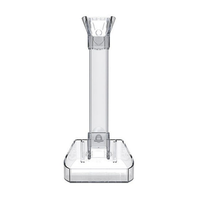 DOLITY Distributeur de Réservoir Tube d'Alimentation en Acrylique et Ensemble de Vaisselle Transparent Longueur 21cm