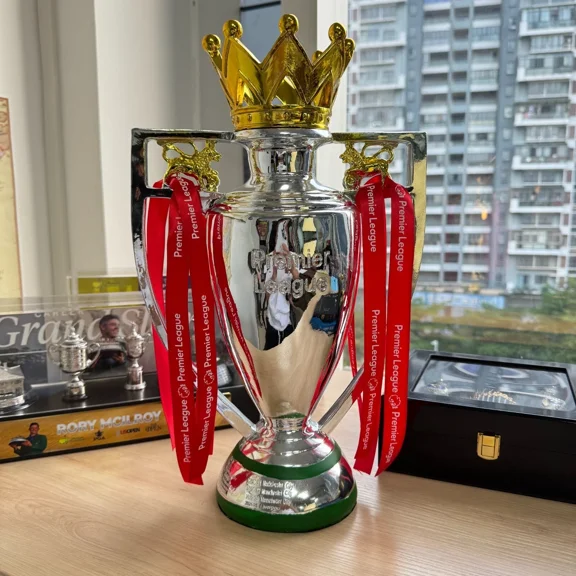 Premier League Trophy, 45 cm Resin Replica Trophy, Christmas Halloween Gifts The Best Gift For Fans