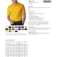 thumbnail image 2 of Jerzees Men's SpotShield Button Down Polo Sport Shirt, Maroon 2XL Jerzees Camisa polo, 2 of 2