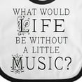 thumbnail image 4 of Inktastic Music Lover Musician Quote Boys or Girls Baby Bib, 4 of 4