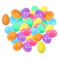 thumbnail image 1 of Huevos de Pascua rellenables, recuerdos de fiesta temáticos, juguetes coloridos surtidos, canasta de Pascua 50 piezas, 1 of 9