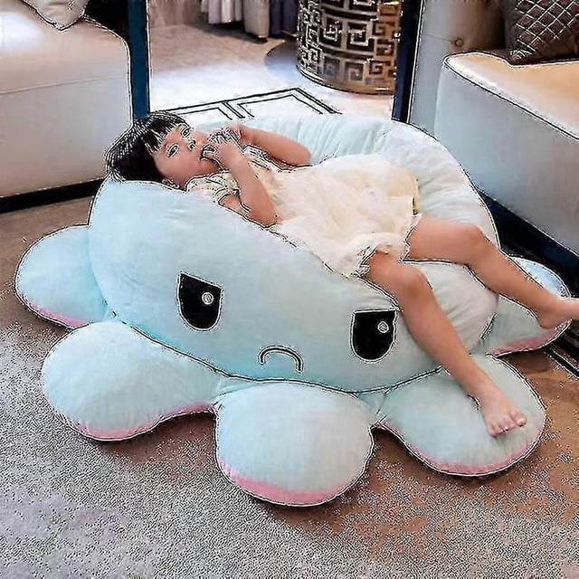 Reversible Octopus Stuffed Animal, Large Plush Octopus Cushion Pillow Toys