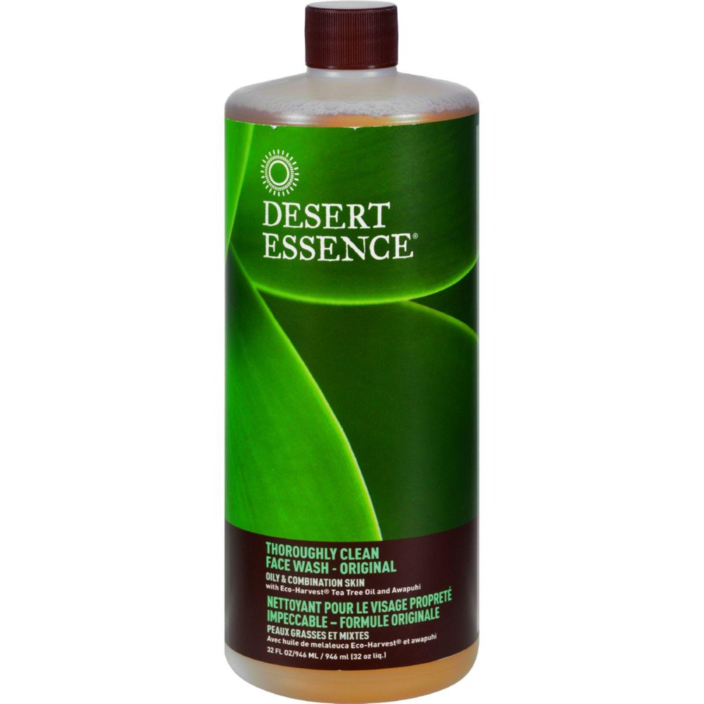 Desert Essence Thoroughly Clean Face Wash, Original, 32 Fl Oz Walmart