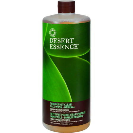Wisdom of Nature Desert Essence  Face Wash, 32 oz (Best Of Essence Cosmetics)