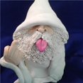 thumbnail image 2 of Resina Impermeable Con Estilo Dibujos Animados Mueca Mago Gnomo Enano Travieso Decorativo Dedo Medio Mueca Mago Gnomo Con Lengua Para El Hogar Jardín Al Aire Libre Decoración Minnieouse HA015931-00, 2 of 7