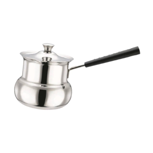 Wweixi Coffee Pot Tea Brewing Pot With Comfortable Handle Simple Steps To Brew Fresh Of Coffee In Few Minutes Etc. Polished Silver 1080ml