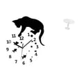 thumbnail image 4 of Reloj de pared,Reloj de pared de gato para sala de estar,dormitorio decorativo.,Reloj colgante de pared para cocina y baño moderno,Escritorio redondo de casa de muñecas,Muebles de mesa, 4 of 7