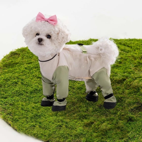 Cozy Full Coverage Dog Pajamas With Legs For Indoor And Outdoor Wear Warm Soft Protective Pet Apparel