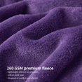 thumbnail image 4 of Throw Blanket Purple - Versatile Soft Warm King Size Blanket Fluffy Extra Large, 4 of 7