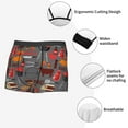 thumbnail image 3 of Yiaed BBQ Icons Print Men's Soft Cotton Boxer Shorts Breathable Boxers Underwear Moisture-Wicking Underwear Stretch Boxer Briefs for Man-Large, 3 of 5