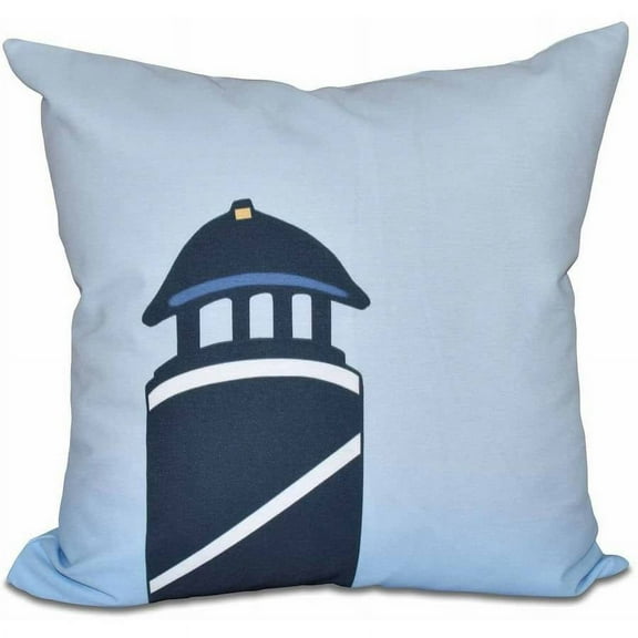 Simply Daisy 16" x 16" Safe Harbor (Navy One) Geometric Print Pillow