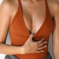 thumbnail image 3 of ShomPort Workout Tops for Women Summer Sleeveless Ribbed Tank Tops Slim Fitted Soft Camisole Basic Layering Shirts, 3 of 8