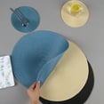 thumbnail image 6 of Round Braided Placemats Set of 6 Table Mats for Dining Tables Woven Washable Non-Slip Place Mats,7.08 inch, 6 of 7