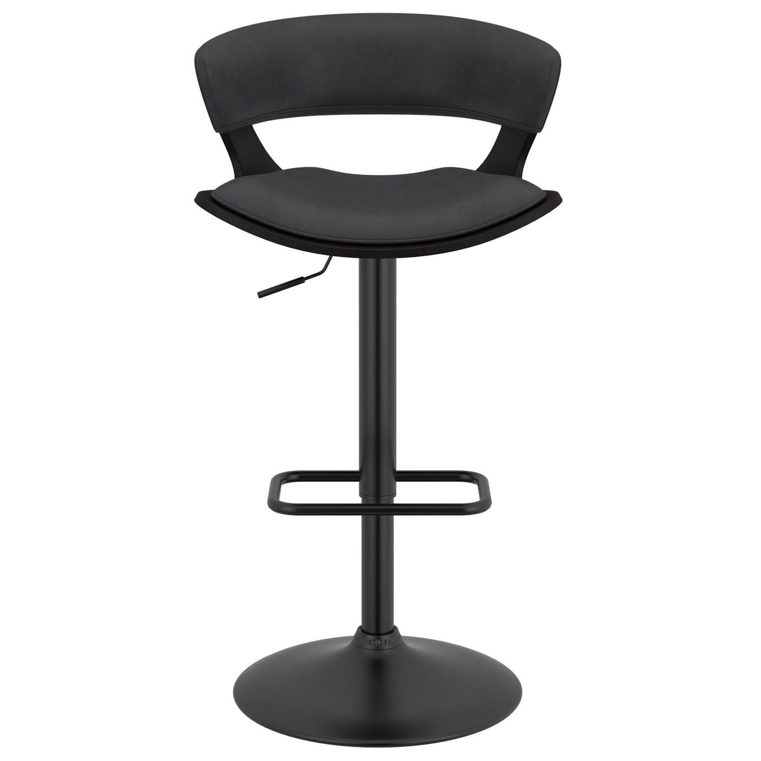 Contemporary Air Lift Stool in Charcoal
