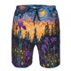 thumbnail image 3 of Fotbe Cosmic Irises At Twilight Trajes de Baño Estampados para Hombre, Shorts de Verano de Secado Rápido, Ropa de Playa, Bañadores-X-Large, 3 of 6
