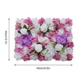 thumbnail image 2 of 6pcs Artificial Hydrangea Flower Wall Panel Wedding Party Silk Rose Backdrop Decor, 2 of 13