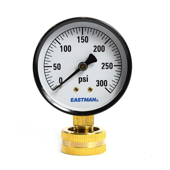 Thrifco 4400365 2-1/2 Inch 300 PSI 3/4 Inch GHT Water Pressure Gauge (G2022-300W)