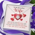 thumbnail image 4 of To My Wife Necklace from Husband - Unique Anniversary & Birthday Gift Ideas, Romantic Love Knot Jewelry for Best Wife, Soulmate Present, Beautiful  Future Wife Wedding, Mothers Day Gifts, 4 of 7