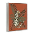 thumbnail image 4 of Stupell Industries Leopard & Palm Leaves Animals & Insects Painting Gray Framed Art Print Wall Art, 24 x 30, 4 of 10