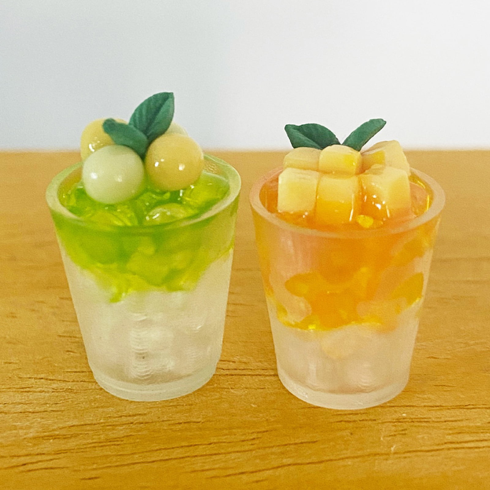 Miniature fruit cups doll's house