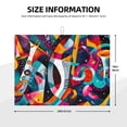 thumbnail image 2 of Fotbe Abstract Jazz Instrumental Alfombrilla de Secado para Cocina con Estampado, 18x24 Pulgadas, 2 of 7