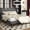 Dark Gray, variant on Frostbloom Velvet Upholstered Full Platform Bed Frame with Storage Headboard Shelf, USB & Type-C Charging Ports, Black