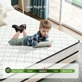 thumbnail image 2 of Twin xl Mattress, 6 Inch Cooling Gel Memory Foam Hybrid Mattress in a Box with Washable Cover Medium Firm Pressure Relief, CertiPUR-US Certified, 2 of 8