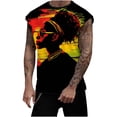 thumbnail image 1 of Hombres Moda Casual Impresión Suéter Cuello Redondo Tanque Deportivo, 1 of 8