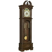Kingfisher Lane Traditional Grandfather Clock in Golden Brown