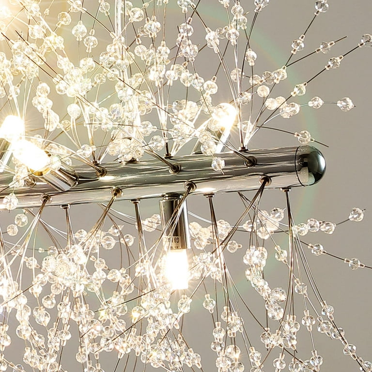 Walmart 9-Light Crystal Sputnik Chandelier for Kitchen