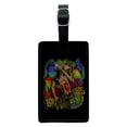 thumbnail image 1 of Jay and Silent Bob Smoochie Boochies and Equality Rectangle Leather Luggage Card Suitcase Carry-On ID Tag, 1 of 8