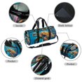 thumbnail image 2 of Turtle Dance Bag, Shoe Bag, Duffle Bag, Luggage Bag: 17.7 Inch Sports Bag with Interior Zipper Pocket and Large Capacity, 2 of 6