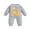 Gray B, variant on Jxzom My First Easter Baby Boy Girl Outfit Thick Thighs Easter Vibes Jumpsuit Romper 0 3 6 12 18 Months Newborn Easter Clothes
