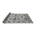 thumbnail image 2 of Ahgly Company Indoor Square Abstract Gray Modern Area Rugs, 6' Square, 2 of 4