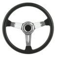 thumbnail image 1 of 14in Universal Racing Car Steering Wheel with PU Leather and Aluminium Alloy, Modified Design for Maximum Grip, Suitable for Most Vehicles, 1 of 8