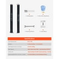 thumbnail image 6 of KFFKFF Torsion Springs for Garage Doors, Set of Two, 0.234 x 2 x 28 inches, 16000 Lifespan, Electroplated Black for Substitution, Garage Door Springs with Anti-Slip Winding Rods, 6 of 9