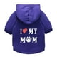 thumbnail image 1 of Camiseta de algodón para mascotas - Sudadera con capucha, cuello redondo y para todas las estaciones - Ropa con estilo para perros pequeños y cachorros, 1 of 2
