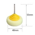 thumbnail image 1 of 40mm Mini Polishing Sponge Buffing Wheel Car Hub Steel Rim Burnishing 3mm Shank, 1 of 7